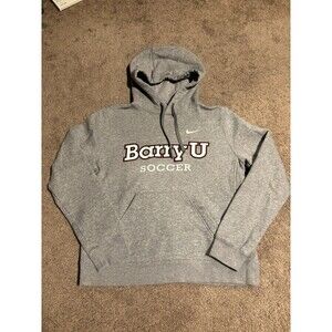 Women’s Small Barry U University Soccer Grey Nike Logo Hoodie Size Small